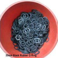 30mm Black Rubber O Ring